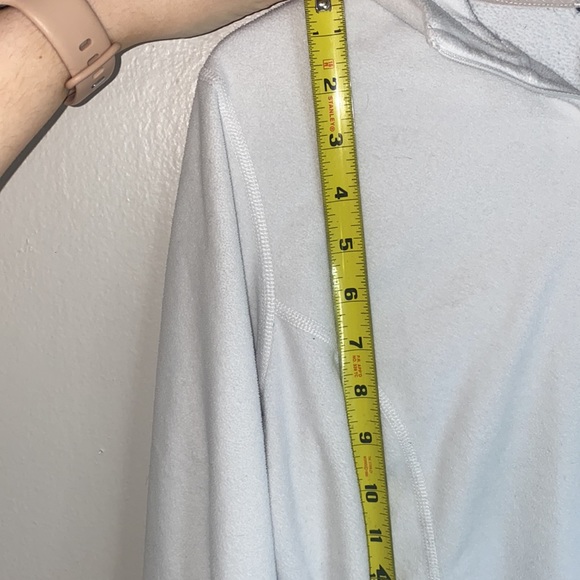 🦋White North Face quarter zip polyester pullover! - Picture 4 of 8